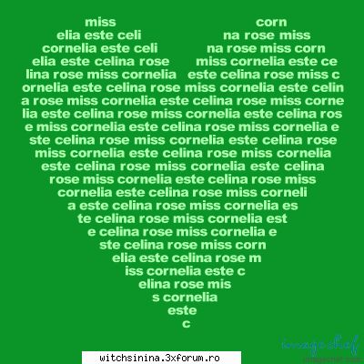 miss cornelia - celina rose a castigat - Concursuri W.I.T.C.H.